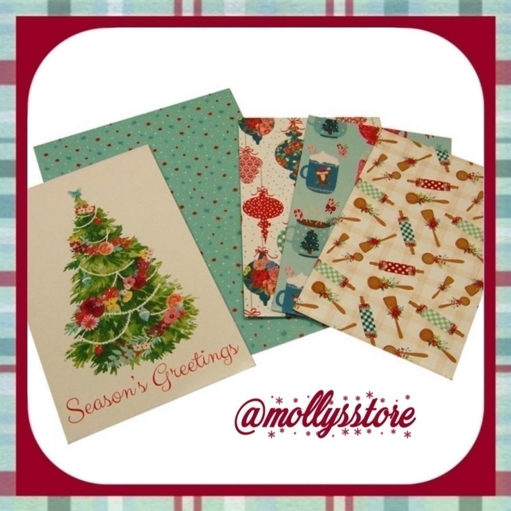 💗 New The Pioneer Woman (5) Holiday Treats Folding Carton Paper Gift Boxes